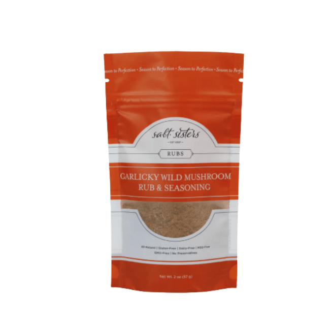 Salt Sisters Garlicky Wild Mushroom Rub and Seasoning 819876010453 Spices CDA Gourmet Garlic Pantry and Seasoning 1