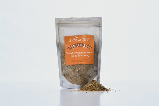 Salt Sisters Garlicky Wild Mushroom Rub & Seasoning (2oz) 819876010453 Spices CDA Gourmet Salt Sisters Seasoning 1