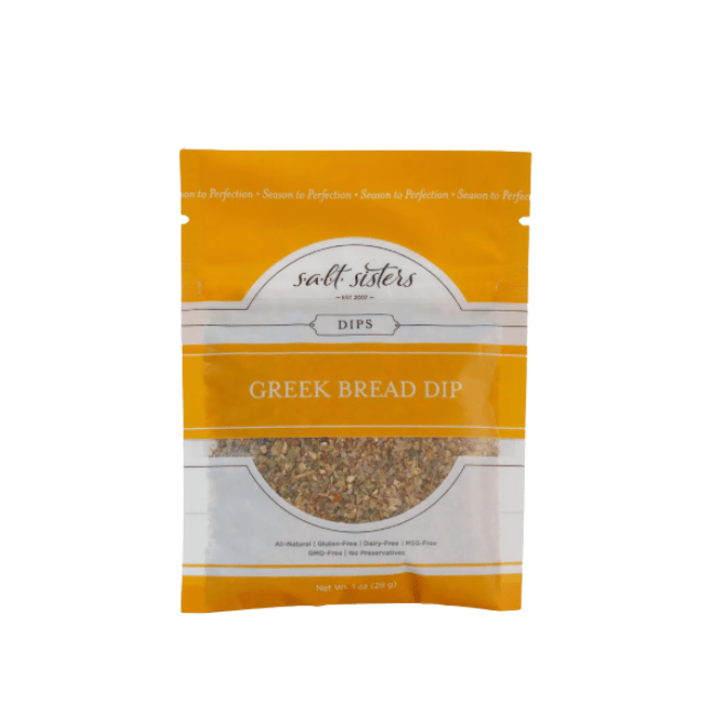 Salt Sisters Greek Bread Dip 819876013942 Gourmet Foods CDA Gourmet Bread Dip 1
