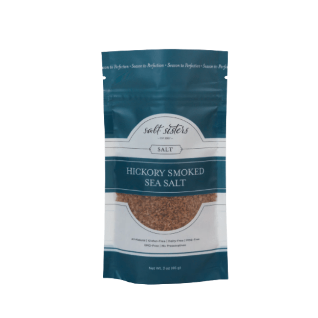 Salt Sisters Hickory Smoked Sea Salt 819876010729 Spices CDA Gourmet Hickory Salt Sisters 1