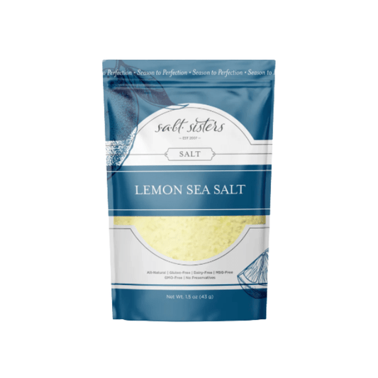 Salt Sisters Lemon Sea Salt 819876011078 Spices CDA Gourmet Lemon Pantry and Seasoning 1
