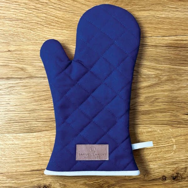 Samuel Lamont Canvas Blue Oven Mitt 5026953111032 Textiles CDA Gourmet Blue Canvas 1