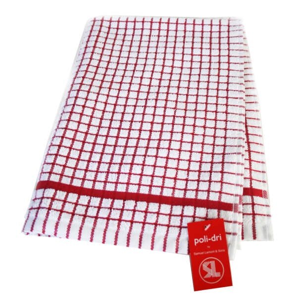 Samuel Lamont Poli Dri Red Towel 5026953011202 Textiles CDA Gourmet Poli Dri Red 1