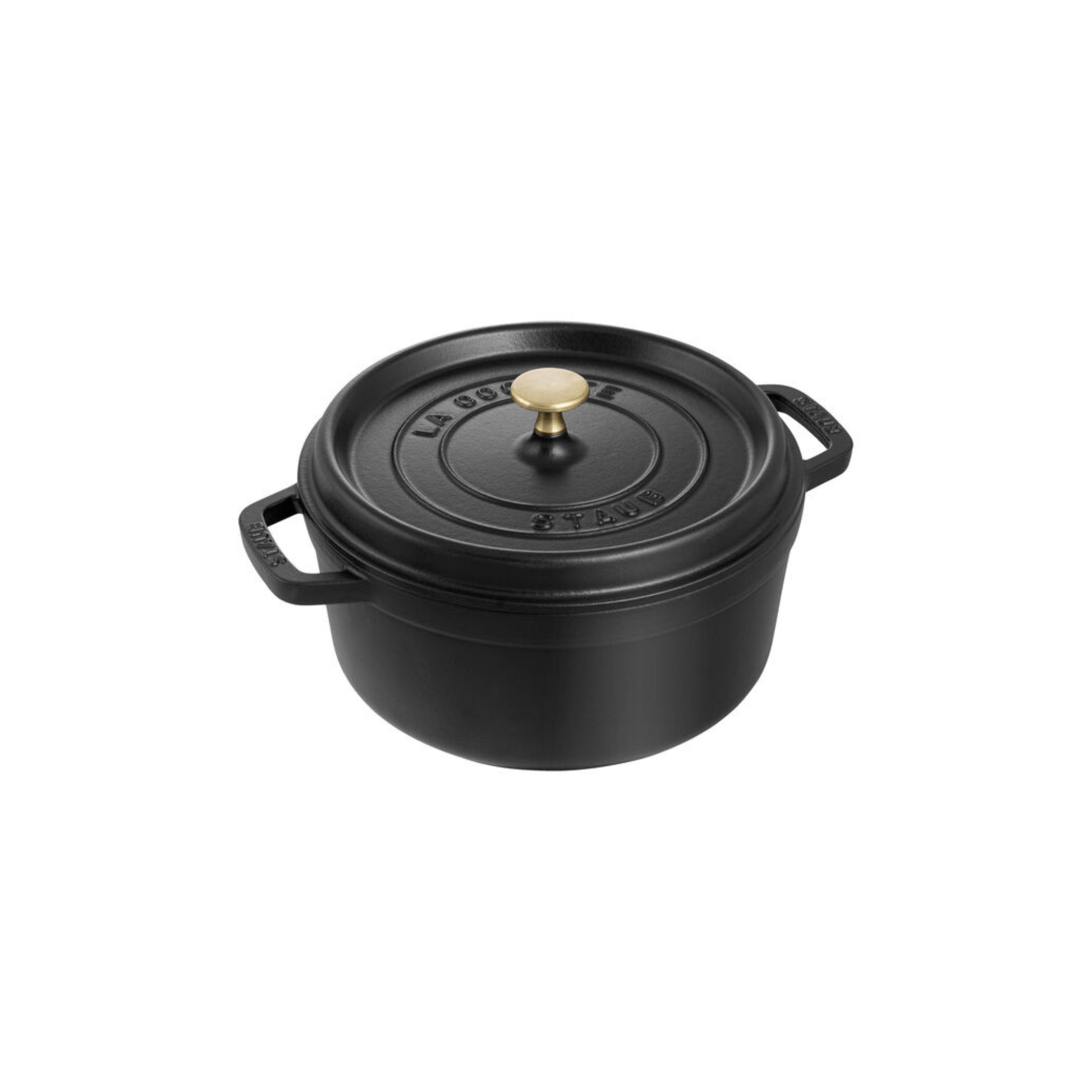 Staub Round Dutch Oven - 4 QT 3272341024251 Staub CDA Gourmet Basil Black 2