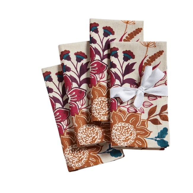 Tag Autumn Bloom Napkin - Set of 4 025466326259 Fall CDA Gourmet Autumn Bloom 1