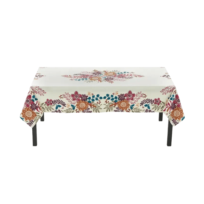 Tag Autumn Bloom Tablecloth - 60 x96 025466326747 Fall CDA Gourmet Autumn Bloom 1