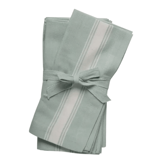 Tag Cali Chambray Napkin - Aqua - Set of 4 025466061181 Textiles CDA Gourmet Aqua Cali 1