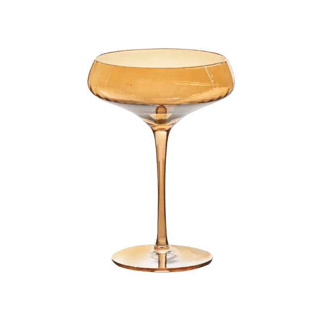 Tag Chelsea Optic Coupe Glass Amber 025466281923 glassware CDA Gourmet Wine 1