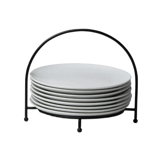 Tag Whiteware Buffet Plate - Set of 8 025466043606 Ceramic Tableware CDA Gourmet Buffet Plate 1