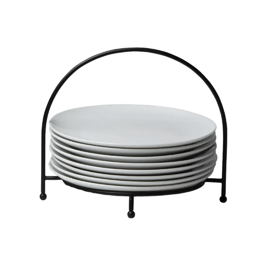 Tag Whiteware Buffet Plate - Set of 8 025466043606 Ceramic Tableware CDA Gourmet Buffet Plate 1