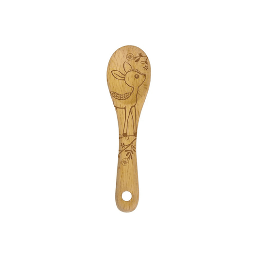 Talisman Designs Beechwood Mini Spoon - Deer 818876011613 Wood Tools CDA Gourmet Board Charcuterie 1