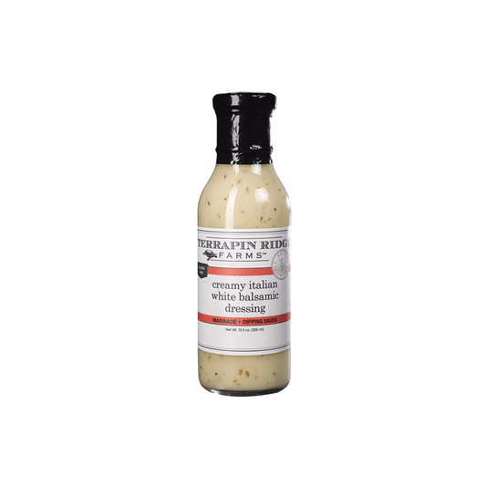 Terrapin Ridge Creamy Italian White Balsamic 619360090592 Gourmet Foods CDA Gourmet champagne Garlic 1