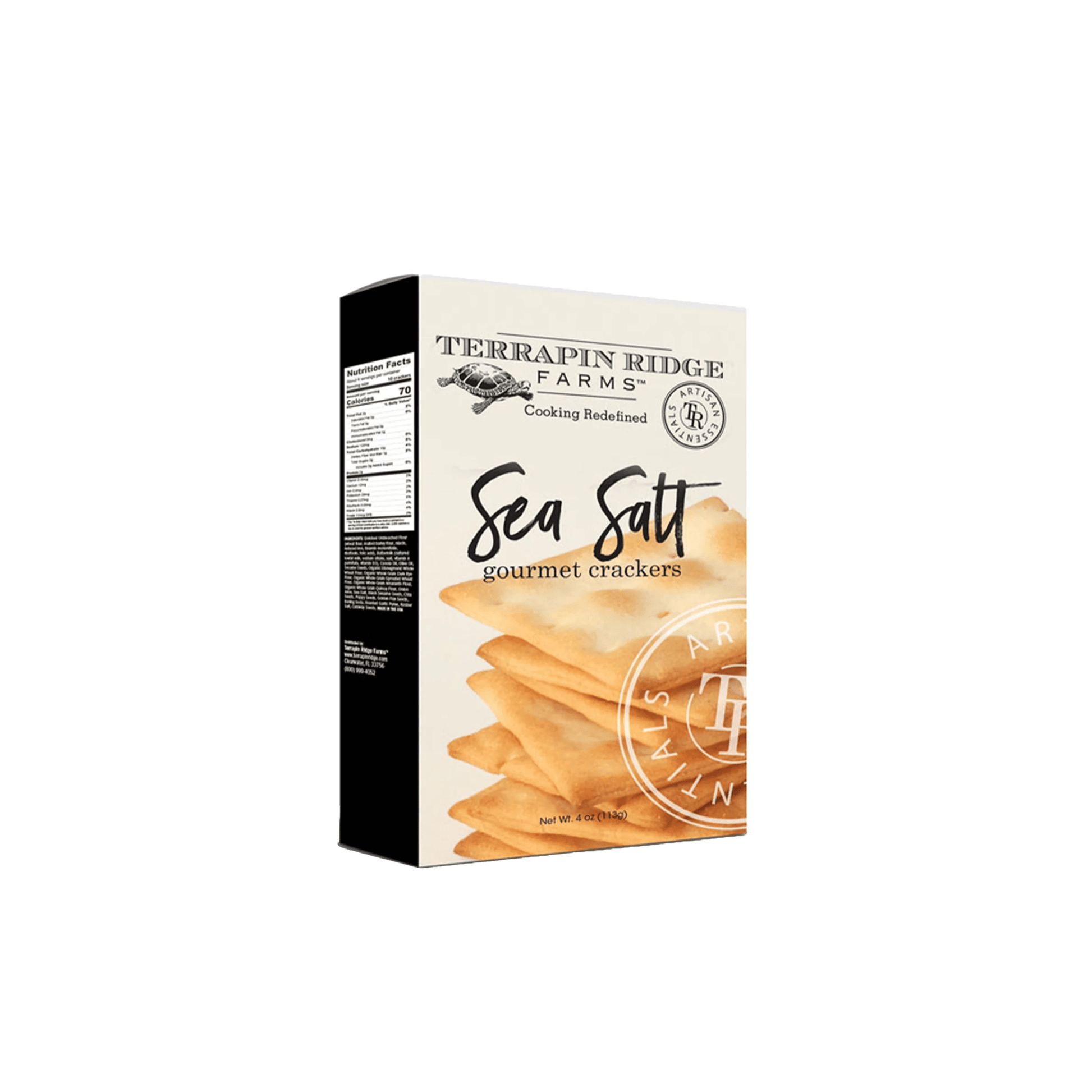 Terrapin Ridge Sea Salt Crackers 619360091278 General CDA Gourmet Crackers Pantry and Seasoning 1