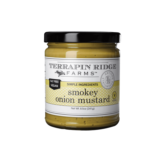 Terrapin Ridge Smokey Onion Gourmet Mustard 619360090110 Gourmet Foods CDA Gourmet and Dips Carmie's Kitchen 1