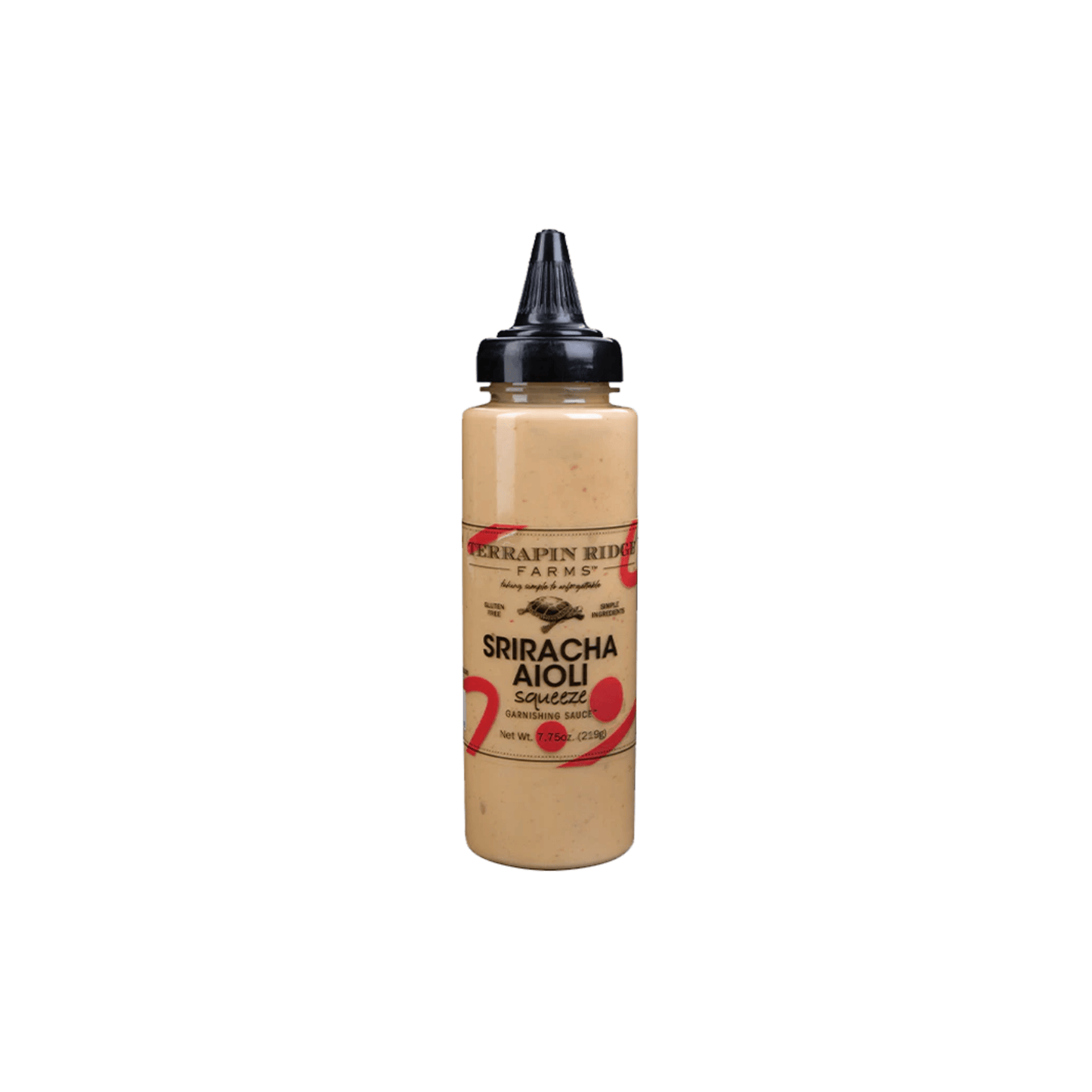 Terrapin Ridge Sriracha Aioli Garnishing Squeeze 619360008108 Gourmet Foods CDA Gourmet and Dips Carmie's Kitchen 1