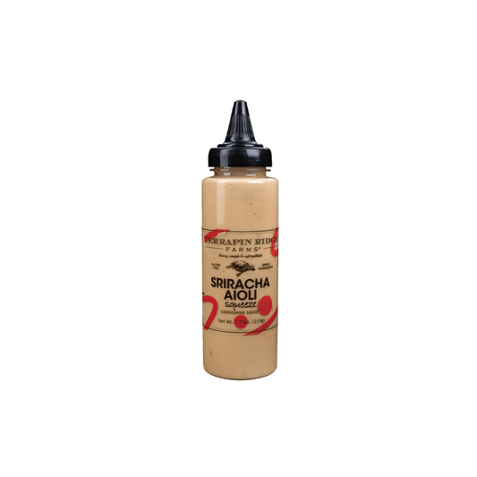 Terrapin Ridge Sriracha Aioli Garnishing Squeeze 619360008108 Gourmet Foods CDA Gourmet and Dips Carmie's Kitchen 1