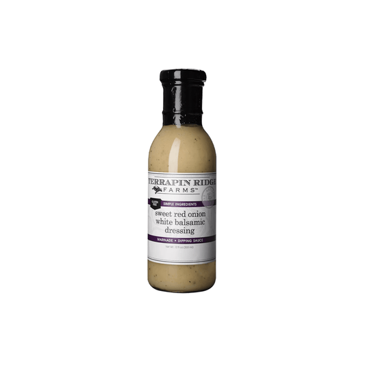 Terrapin Ridge Sweet Red Onion White Balsamic Dressing 619360090608 Gourmet Foods CDA Gourmet and Dips Carmie's Kitchen 1