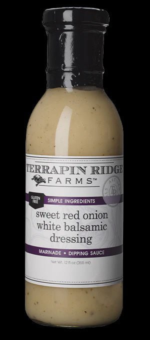 Terrapin Ridge Sweet Red Onion White Balsamic Dressing 619360090608 Gourmet Foods CDA Gourmet Balsamic Dressing 1