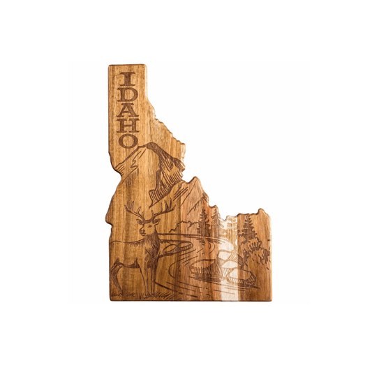 Totally Bamboo Origins Idaho Serving Board - 15 Inch 810042568259 Wood Cutting /Charcuterie Boards CDA Gourmet Board Charcuterie 1