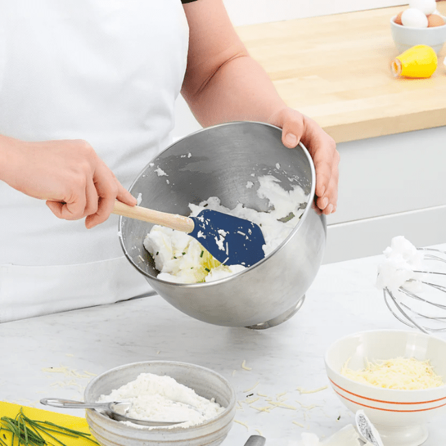 Tovolo Flex Core Silicone and Wood Handled Spatula 010591086116 Kitchen Tools & Utensils CDA Gourmet Core Flex 1