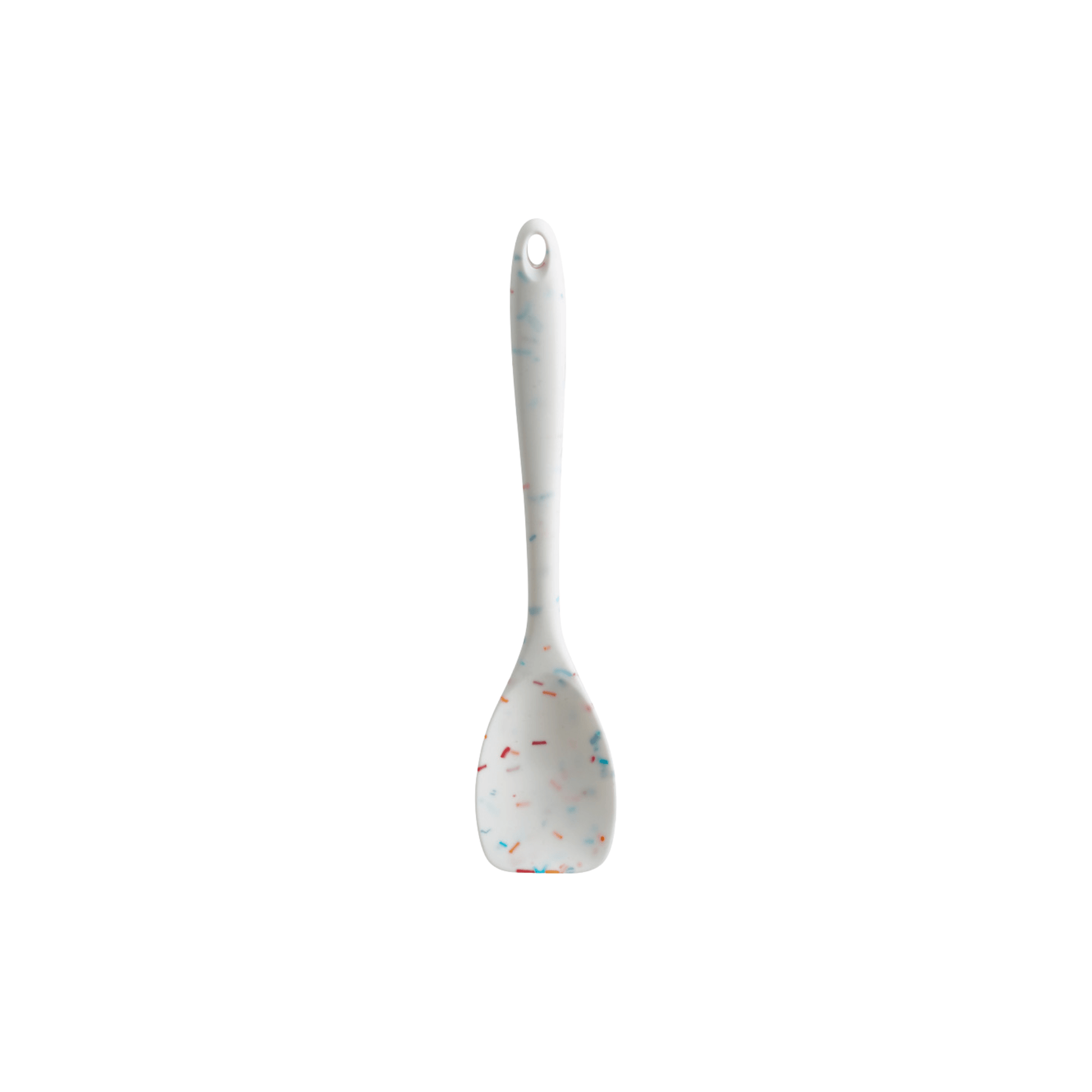 Trudeau Silicone Spoon Spatula Confetti 11 Inch 063562664875 Baking Accessories CDA Gourmet Confetti Cooking Utensil 1