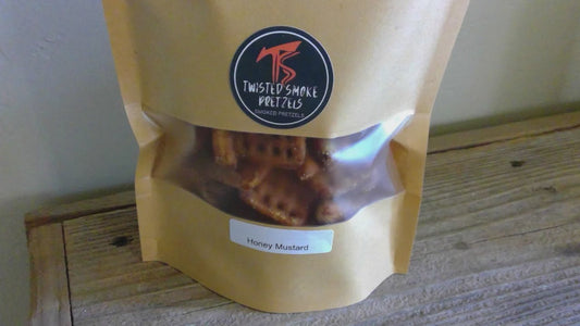 Twisted Smoke Honey Mustard Pretzels 10825 Gourmet Foods CDA Gourmet Honey Locally Made 1