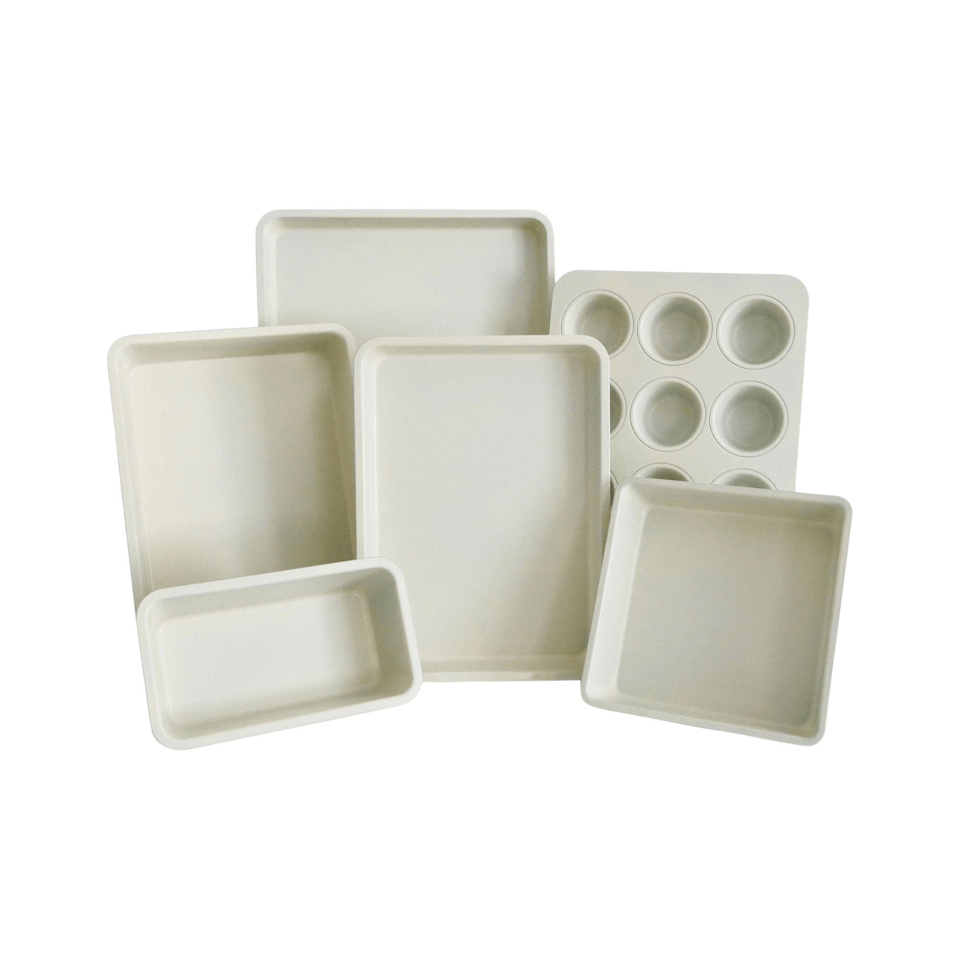 USA Pan Ceramic Bakeware Set - Non Stick - 6 Pc 850016288592 Bakeware CDA Gourmet bakeware Ceramic 1