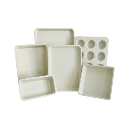 USA Pan Ceramic Bakeware Set - Non Stick - 6 Pc 850016288592 Bakeware CDA Gourmet bakeware Ceramic 1