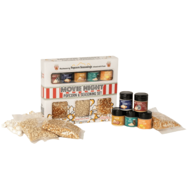 Wabash Family Farms Movie Night Popcorn & Seasoning Set 019669014716 Popcorn CDA Gourmet Movie Night 1