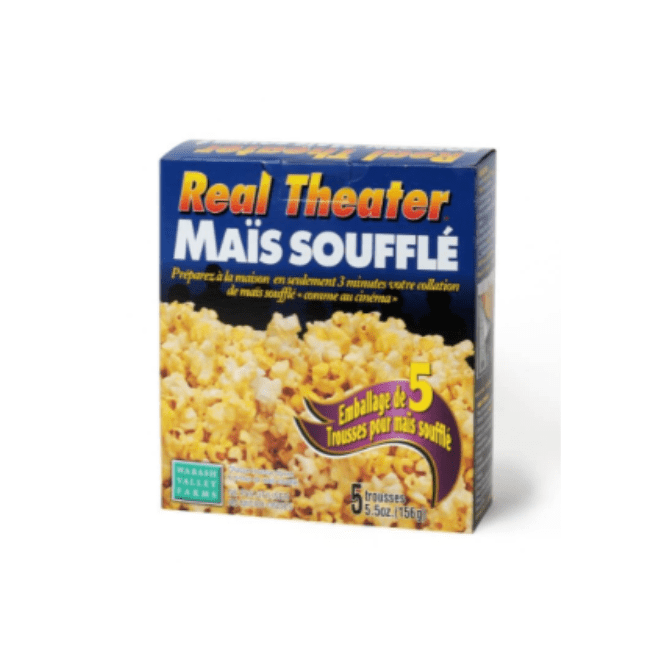 Wabash Family Farms Real Theater All Inclusive Popcorn Kits 019669000238 Popcorn CDA Gourmet Kits Popcorn 1